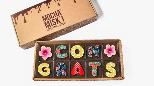 Misk'i Brownie Message - Congrats