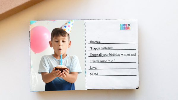 Misk'i Postcard - Selfie Birthday Postcard Brownie