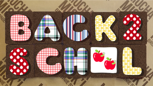 Misk'i Brownie Message - Back to school - Small