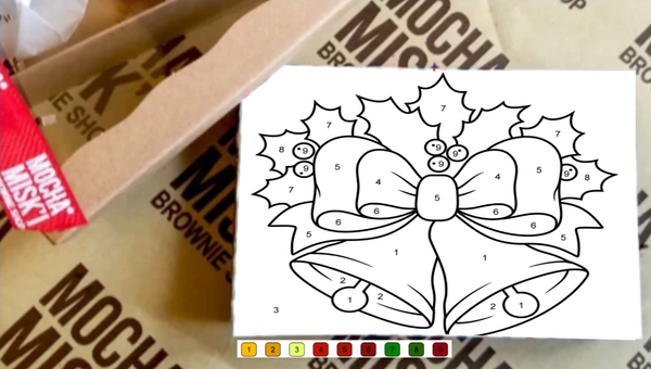 Misk'i  Brownie Paint-by-Numbers  - Holiday