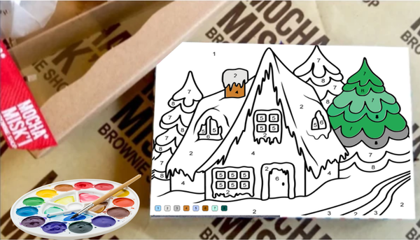 Misk'i Corporate Brownie Paint-by-Numbers  - Holiday