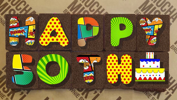 Misk'i Brownie Message - Age Birthday