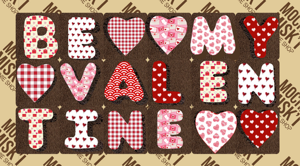 Misk'i Brownie Message - Be My Valentine