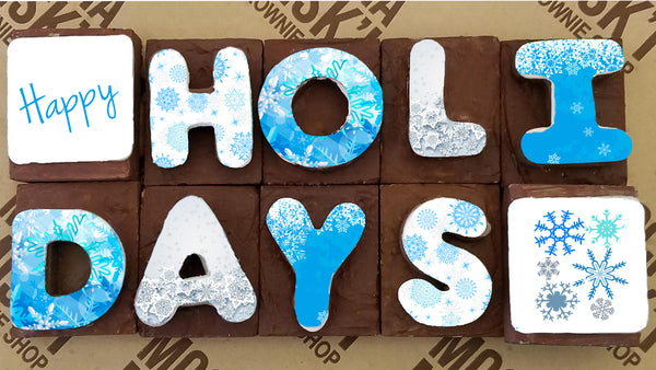 Misk'i Brownie Message - Holidays Small Message