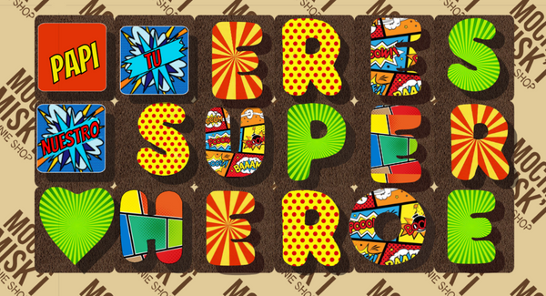 Misk'i Brownie Message - Tu eres nuestro Super Heroe