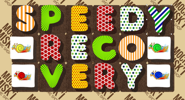 Misk'i Brownie Message - Speedy Recovery