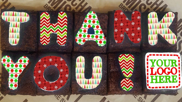 Misk'i Corporate Brownie Message - Thank You Holidays