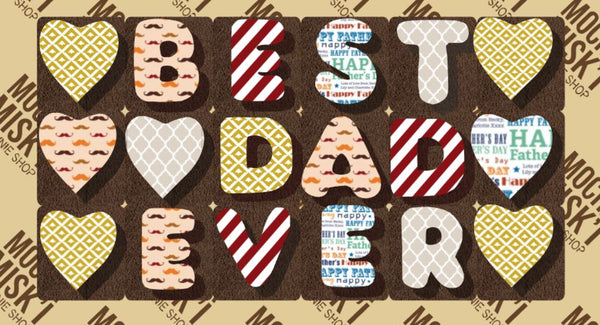 Misk'i Brownie Message - Best Dad Ever