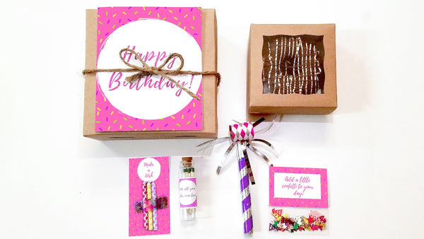 Misk'i Brownie Box - Birthday