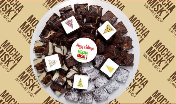 Misk'i Brownie Platter - Holiday