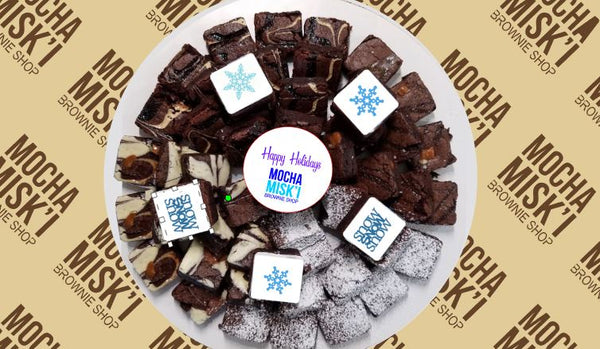 Misk'i Brownie Platter - Holiday