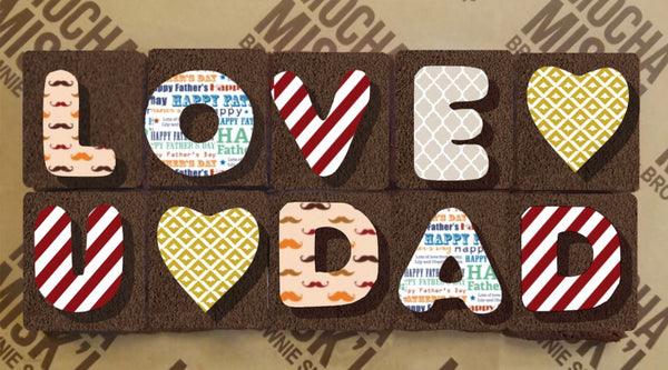 Misk'i Brownie Message - Love U Dad
