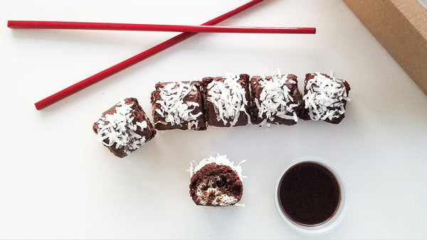 Misk'i Brownie Roll - Passion Fruit & Coconut