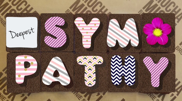 Misk'i Small Brownie Message - Sympathy