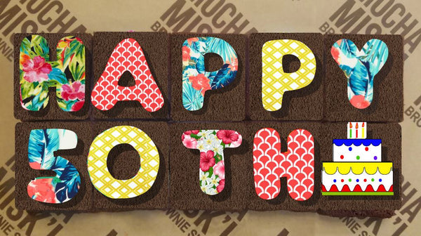 Misk'i Brownie Message - Age Birthday