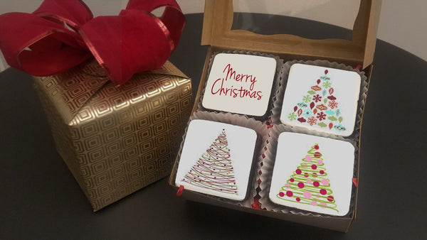 Misk'i Brownie Box of 4 - Holiday